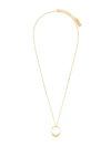 JACQUEMUS JACQUEMUS LA CHAINE CHEVALIERE NECKLACE - 金色