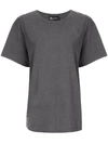 We11 Done Embroidered Logo T-shirt In Grey