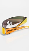 BALENCIAGA MONO FUTURISTIC SUNGLASSES