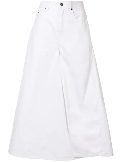 Y/project Wide Leg Jeans - 白色 In White