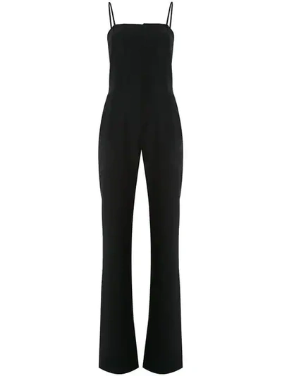 Alexander Wang Jacquard Fitted Jumpsuit In Black