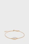 Monica Vinader 'mini Siren' Fine Chain Bracelet In White