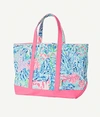 LILLY PULITZER WOMEN'S MERCATO TOTE BAG, LILLY LOVES DC - LILLY PULITZER,002235
