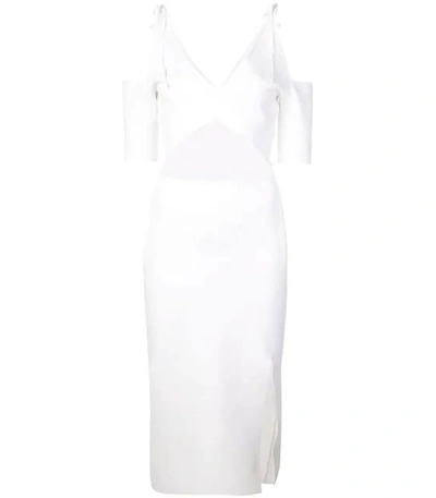Altuzarra Cut-out Midi Dress In White