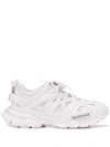 Balenciaga Track Logo-detailed Mesh And Rubber Sneakers In White Black