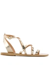 ANCIENT GREEK SANDALS ANCIENT GREEK SANDALS DELIA VACHETTA SANDALS - 金色