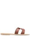 ANCIENT GREEK SANDALS ANCIENT GREEK SANDALS DESMOS VACHETTA SANDALS - 棕色