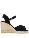 Castaã±er Castañer Wedge-espadrilles - Schwarz In Black