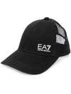 Ea7 Mesh Panel Cap In Black