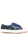 SUPERGA SUPERGA BANDANA PRINT SNEAKERS - 蓝色