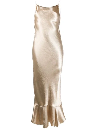 Saloni Lamé Effect Gown - 金色 In Gold