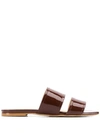 AEYDE DOUBLE-STRAP SANDALS