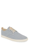 Clae Ellington Sneaker In Navy/ White Fabric