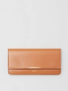 BURBERRY HORSEFERRY EMBOSSED LEATHER CONT