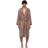 PAUL SMITH PAUL SMITH MULTICOLOR STRIPED DRESSING ROBE