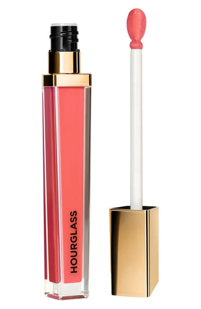 Hourglass Unreal High Shine Volumizing Lip Gloss In Horizon - Coral Pink
