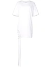 AREA AREA T-SHIRT MINI DRESS - 白色