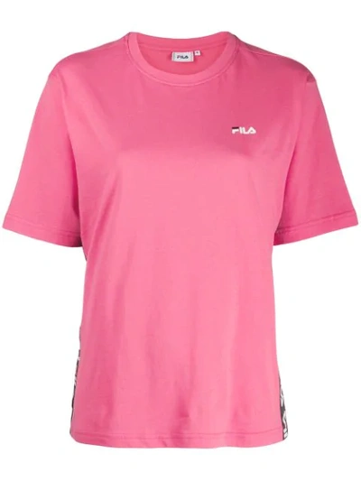 Fila Logo Band T-shirt - 粉色 In Pink