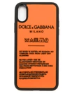 Dolce & Gabbana Iphone X Cover In Rubber - Black