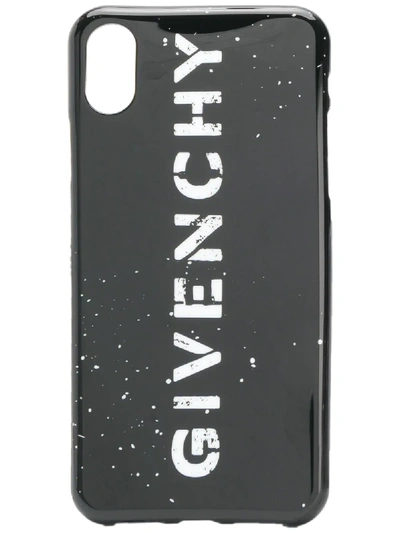Givenchy Logo Iphone X Case In Black