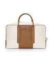 ISAIA Stripe Detail Canvas Bag