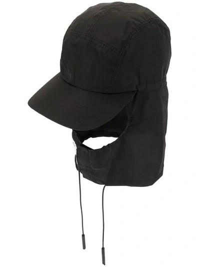 A-cold-wall* Head-and-neck Hat - 黑色 In Black
