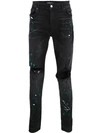 AMIRI PAINT SPLATTER SLIM-FIT JEANS