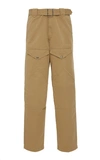 GIVENCHY BELTED COTTON AND LINEN CARGO CHINOS,707500