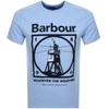 BARBOUR TARBERT LOGO T SHIRT BLUE,119069