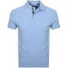 Barbour Regular Fit Tartan Pique Polo In Blue