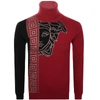 VERSACE ROLL NECK KNIT JUMPER RED,119034