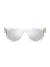 Dita Eyewear 58mm Braindancer Sunglasses In Silver