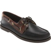 Sperry Men's Authentic Original A/o Boat Shoe Men's Shoes In Black/ Amaretto