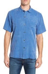 TOMMY BAHAMA DIGITAL PALMS CLASSIC FIT SILK SHIRT,BT320940