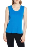 Ming Wang Scoop Neck Tank In Twilight