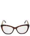 Stella Mccartney Falabella Chain Cat-eye Glasses In Brown