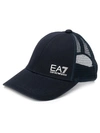 EA7 EA7 EMPORIO ARMANI LOGO PRINT CAP - BLUE