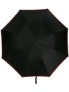 Alexander Mcqueen Skull Motif Handle Umbrella In Black