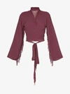 Caravana Xiibil Wrap Top In Purple