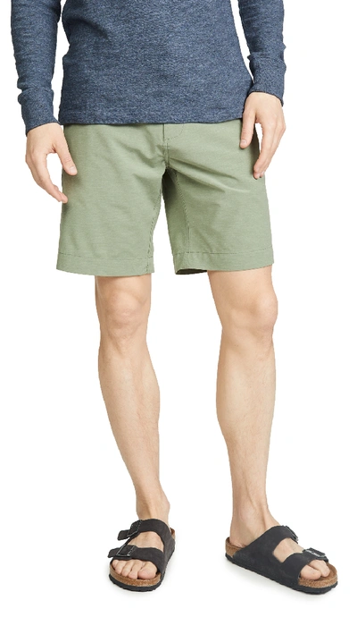 Faherty Belt Loops All Day Shorts In Olive
