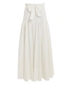 AMUR Mary Poplin Tie Waist Skirt,060033405074