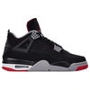Nike Men's Air Jordan Retro 4 Basketball Shoes In Black Size 15.0 Leather