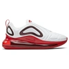 NIKE NIKE WOMEN'S AIR MAX 720 SE RUNNING SHOES IN WHITE / RED SIZE 8.0,2448794