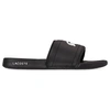 Lacoste Men's Fraisier Slide Sandals In Black