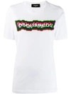 Dsquared2 3d-effect Logo Print T-shirt In White
