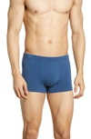 Hanro Superior Stretch-cotton Boxer Briefs - Blue