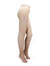 Wolford Chrissie Argyle Tights In Noisette
