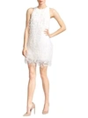 RALPH & RUSSO Feather Silk Crepe Cady Mini Dress