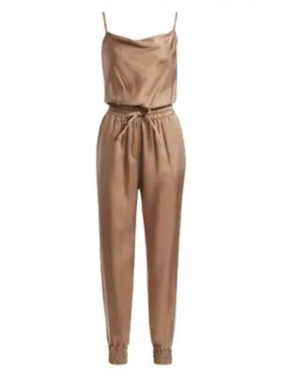 Cinq À Sept Women's Finnley Cowlneck Jumpsuit In Pewter