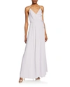 WAYF THE ANGELINA SLEEVELESS WRAP GOWN WITH FRONT SLIT,PROD218630013
